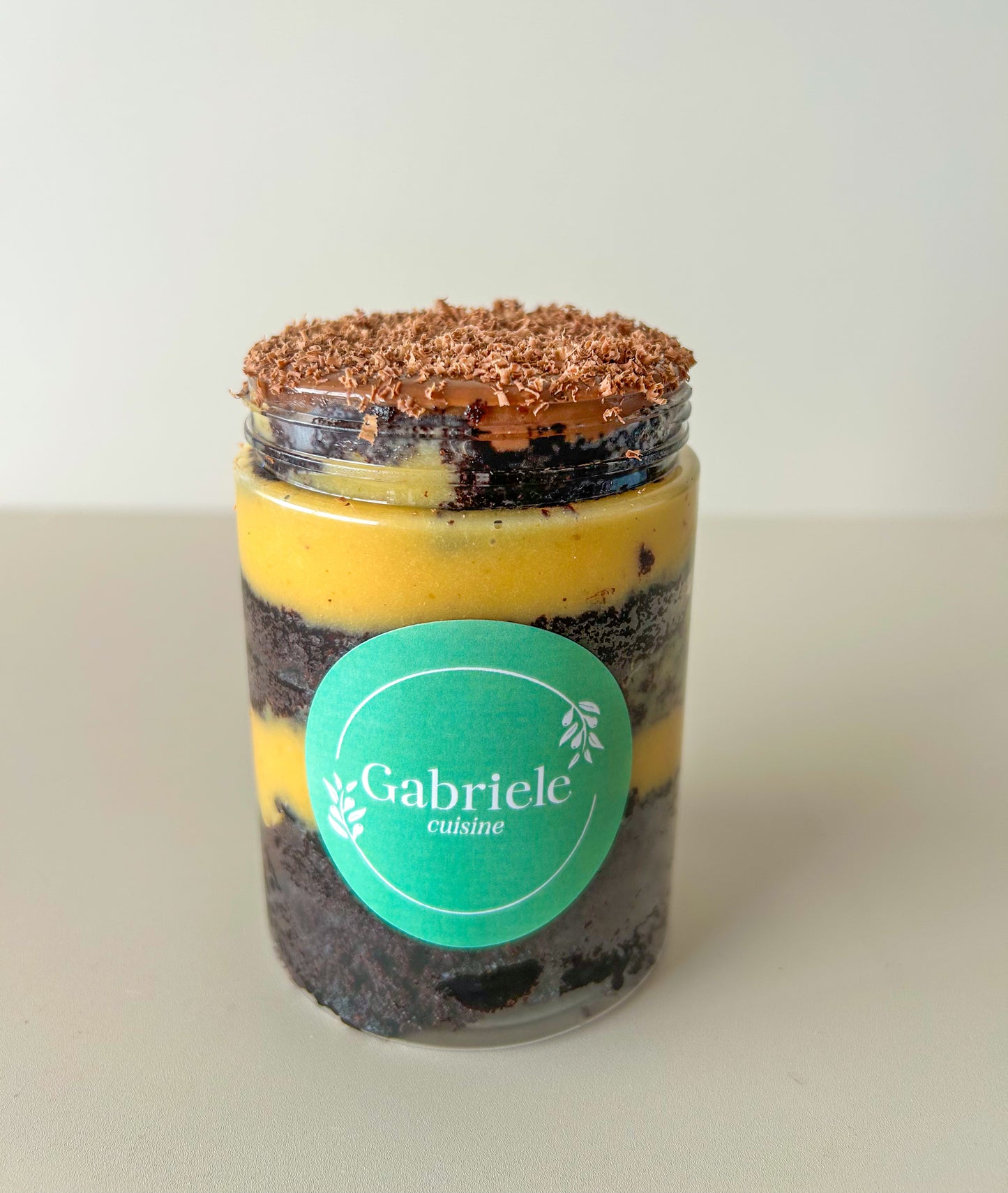 Chocolate cake pot dulce de leche